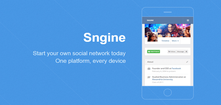 Download Sngine - The Ultimate PHP Social Network Platform - V4.2