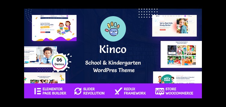Item cover for download Kinco - Kindergarten WordPress Theme
