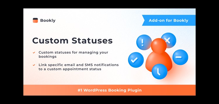 Item cover for download Bookly Custom Statuses (Add-on)