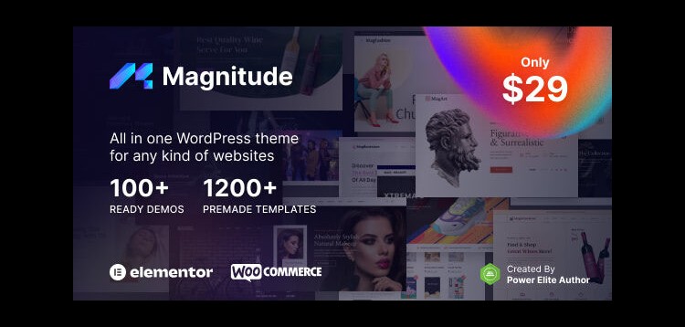 Item cover for download Magnitude – Multi-Purpose Elementor Website & eCommerce Builder WordPress Theme