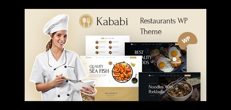 Item cover for download Kababi Restaurant WordPress Theme