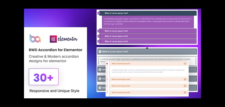 Item cover for download BWD accordion addon for elementor