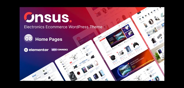 Item cover for download Onsus - Electronics E-commerce WordPress Theme