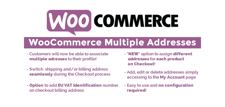 Item cover for download WooCommerce Multiple Customer Addresses