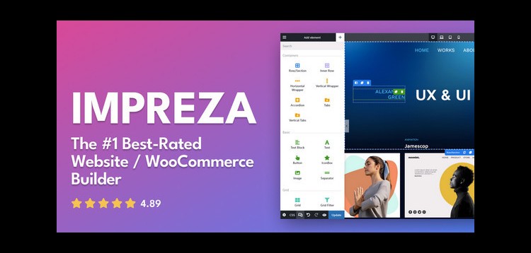 Item cover for download Impreza – WordPress Website and WooCommerce Builder