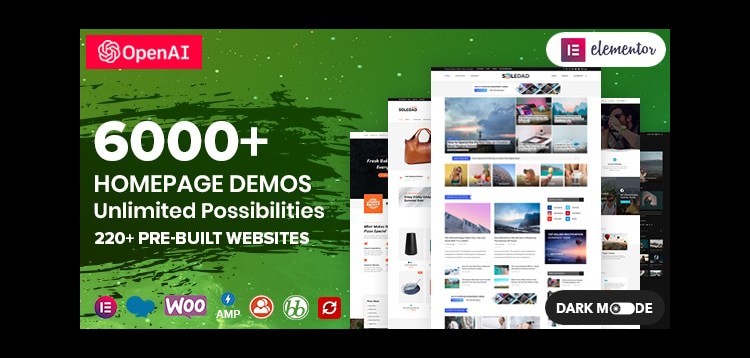 Item cover for download Soledad – Multipurpose, Newspaper, Blog & WooCommerce WordPress Theme