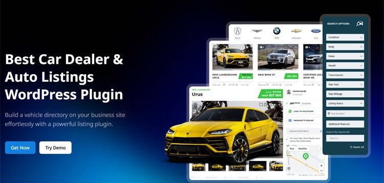 Item cover for download Motors Pro Plugin Car Dealer Classifieds Listing Pro