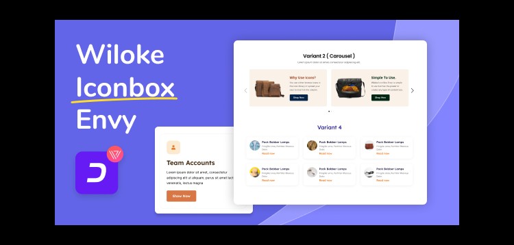 Item cover for download Wiloke Icon Box Envy For Elementor