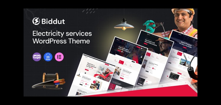 Item cover for download Biddut - Electricity Services WordPress Theme