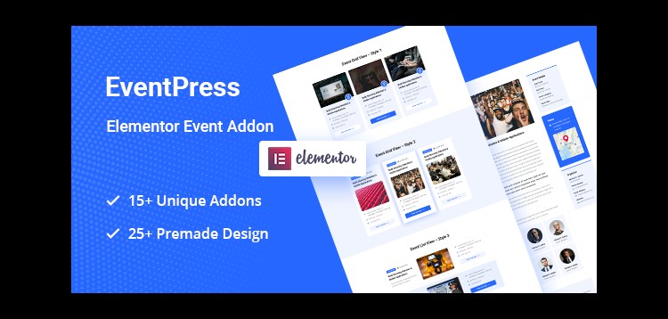 Item cover for download EventPress - Elementor Events Addon