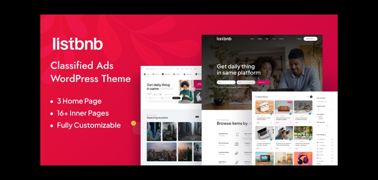 Item cover for download Listbnb - Classified Ads WordPress Theme