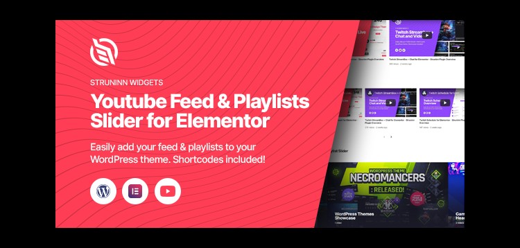 Item cover for download Struninn - Youtube Feed and Playlists Slider