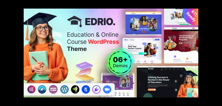 Item cover for download Edrio - Education & Online Course WordPress Theme
