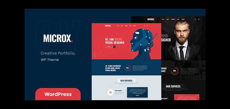 Item cover for download Microx – Personal Portfolio WordPress Theme + RTL