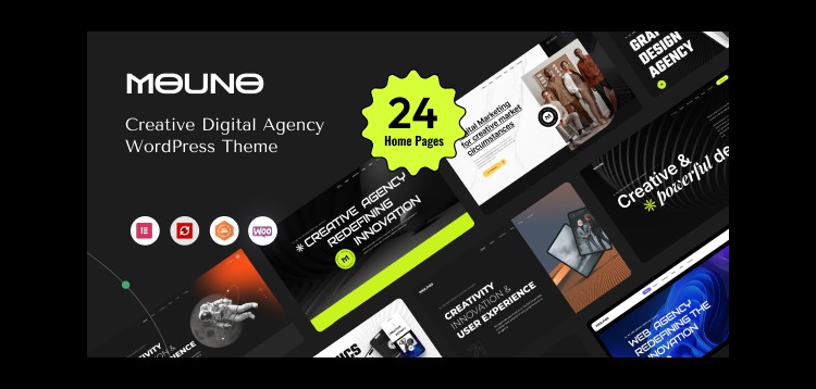 Item cover for download Mouno - Creative Digital Agency WordPress Theme