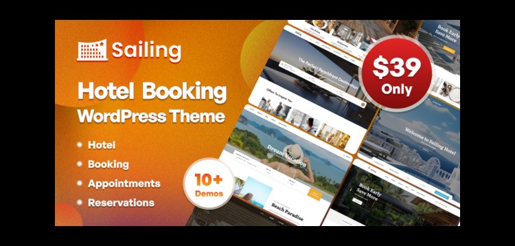 Item cover for download Sailing - Hotel WordPress Theme