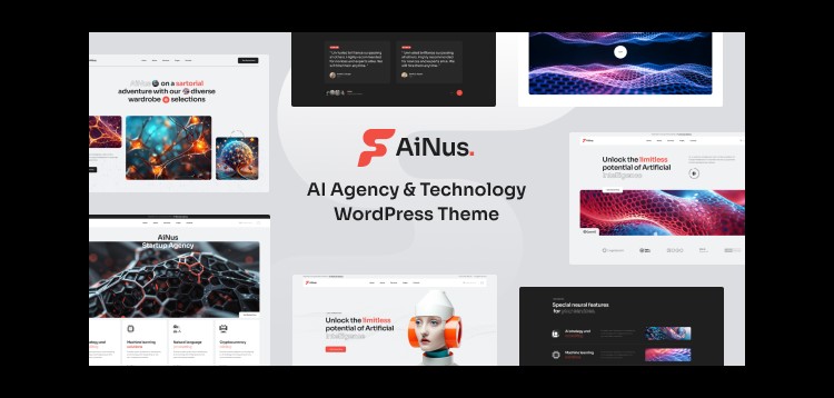 Item cover for download Ainus - AI Agency & Technology WordPress Theme