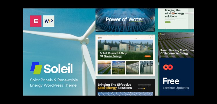 Item cover for download Soleil - Solar Panels WordPress Theme