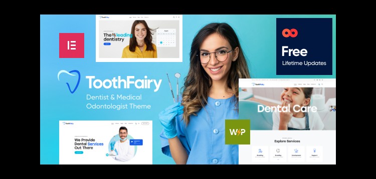 Item cover for download Tooth Fairy - Dentist & Dental Clinic WordPress Theme