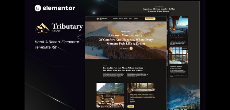 Item cover for download Tributary - Hotel & Resort Elementor Template Kit