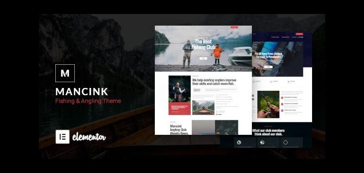 Item cover for download Mancink - Fishing & Angling Club WordPress Theme