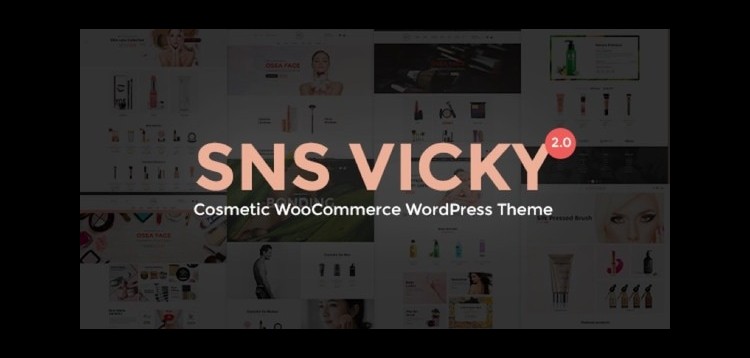 Item cover for download SNS Vicky - Cosmetic WooCommerce WordPress Theme
