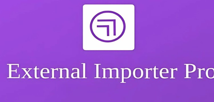 Item cover for download External Importer PRO
