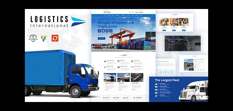 Item cover for download Logistics wordpress theme