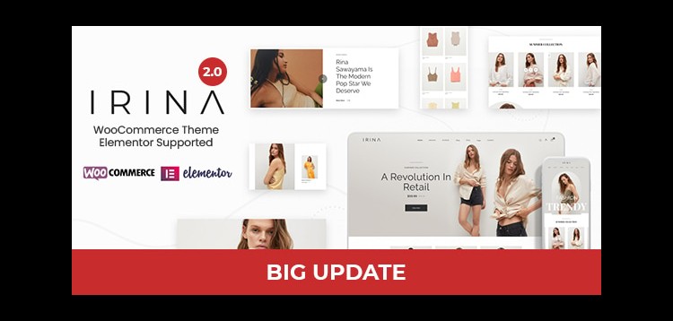 Item cover for download IRINA - Elementor WooCommerce Theme