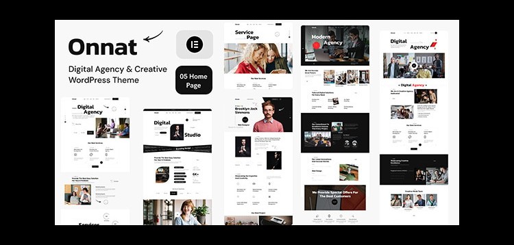 Item cover for download Onnat – Digital Agency & Creative WordPress Theme