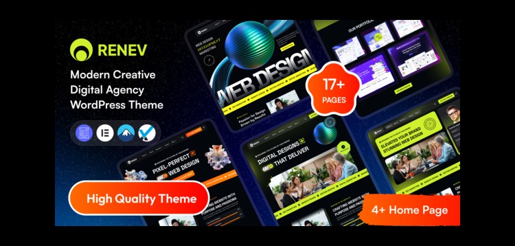 Item cover for download Renev - Creative Digital Agency WordPress Theme