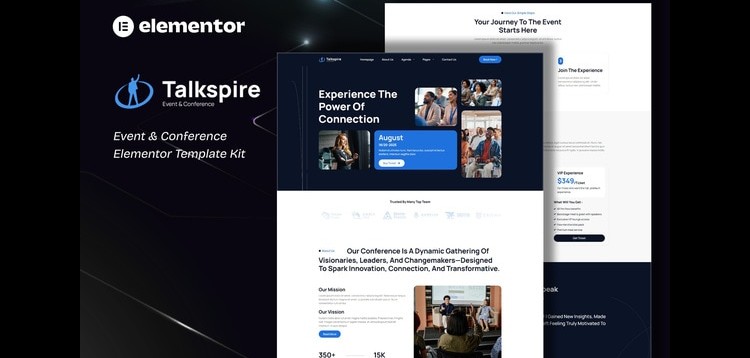 Item cover for download Talkspire - Event & Conference Elementor Template Kit