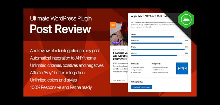 Item cover for download Ultimate Post Review - Responsive WordPress Posts Reviews and Rating plugin