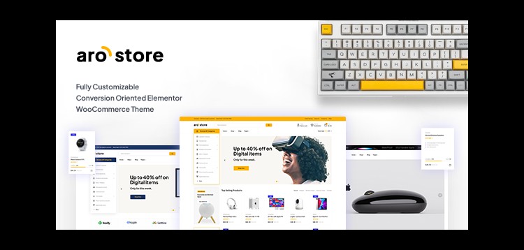 Item cover for download Arostore – Electronics Store WooCommerce WordPress Theme