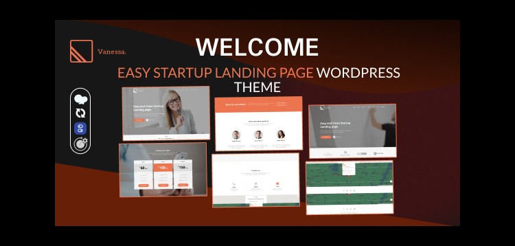 Item cover for download Vanessa - Easy Startup Landing Page WP Theme