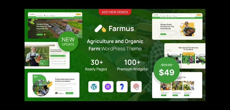 Item cover for download Farmus - Agriculture and Organic Farm WordPress Theme
