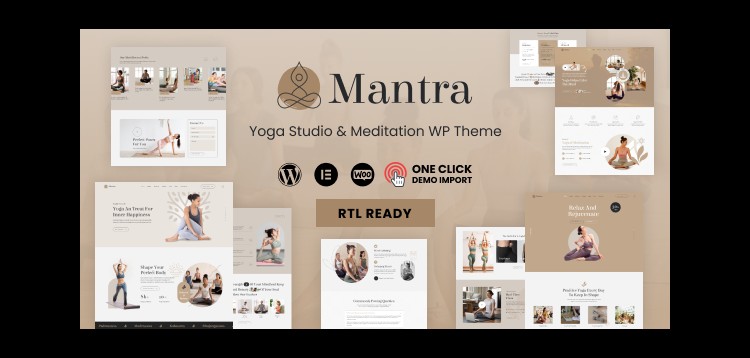Item cover for download Mantra - Yoga Fitness WordPress Theme