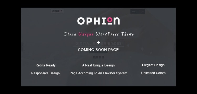 Item cover for download Ophion - Clean WordPress Theme