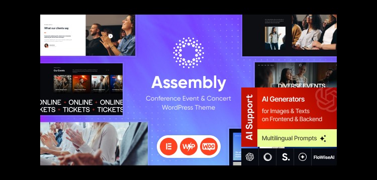 Item cover for download Assembly - Conference Event & Concert WordPress Theme