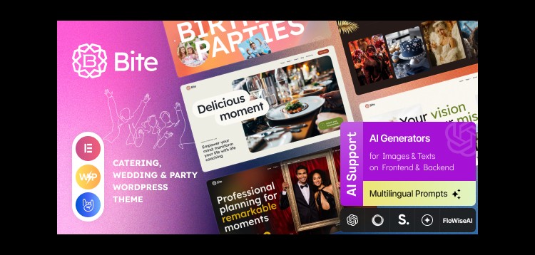 Item cover for download Bite — Catering, Wedding & Party WordPress Theme