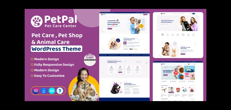 Item cover for download Petpal - Pet Care & Pet Shop WordPress Theme