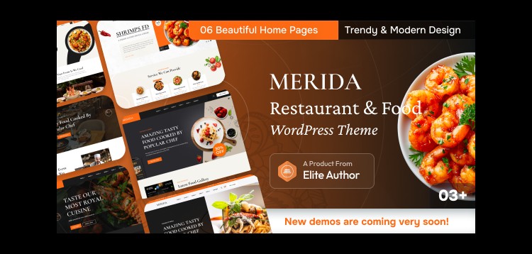 Item cover for download Merida - Restaurant & Food WordPress Theme