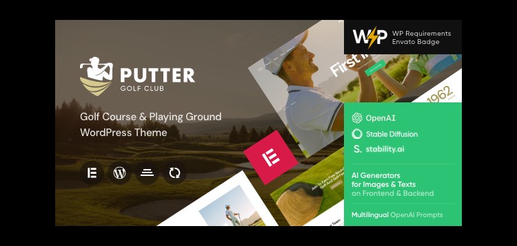 Item cover for download Putter - Golf Course & Playing Ground WordPress Theme