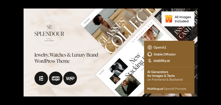 Item cover for download Splendour - Jewelry & Watches WordPress Theme