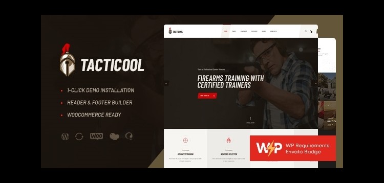 Item cover for download Tacticool | Shooting Range & Gun Store WordPress Theme