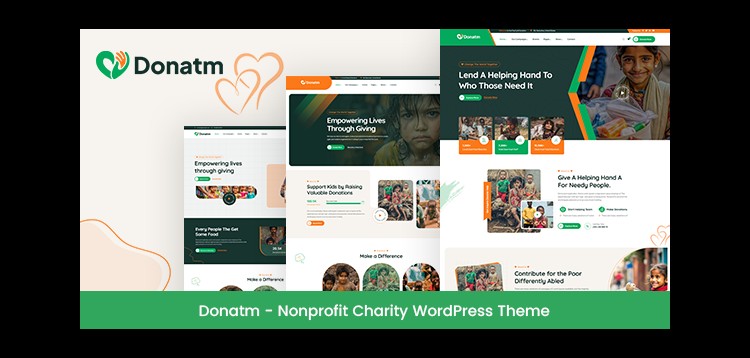 Item cover for download Donatm - Nonprofit Charity WordPress Theme