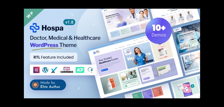 Item cover for download Hospa - Doctors, Medical Clinic & Hospital WordPress Theme