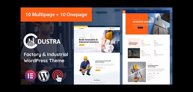 Item cover for download Dustra - Factory Industrial WordPress