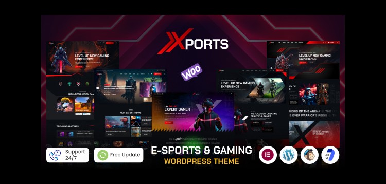 Item cover for download Xports - eSports and Gaming WordPress Theme
