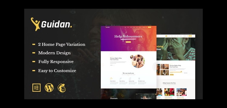 Item cover for download Guidan - NonProfit Charity WordPress Theme